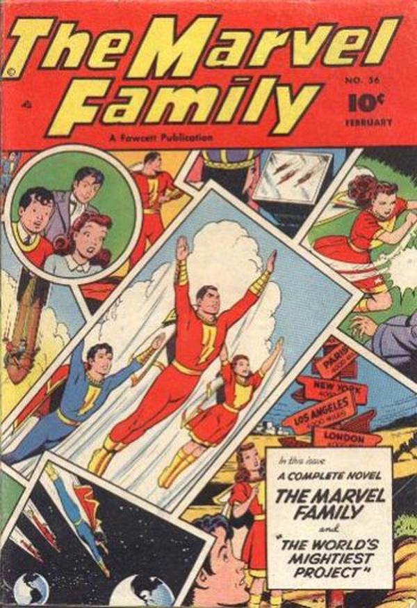 Cover of The Marvel Family #56