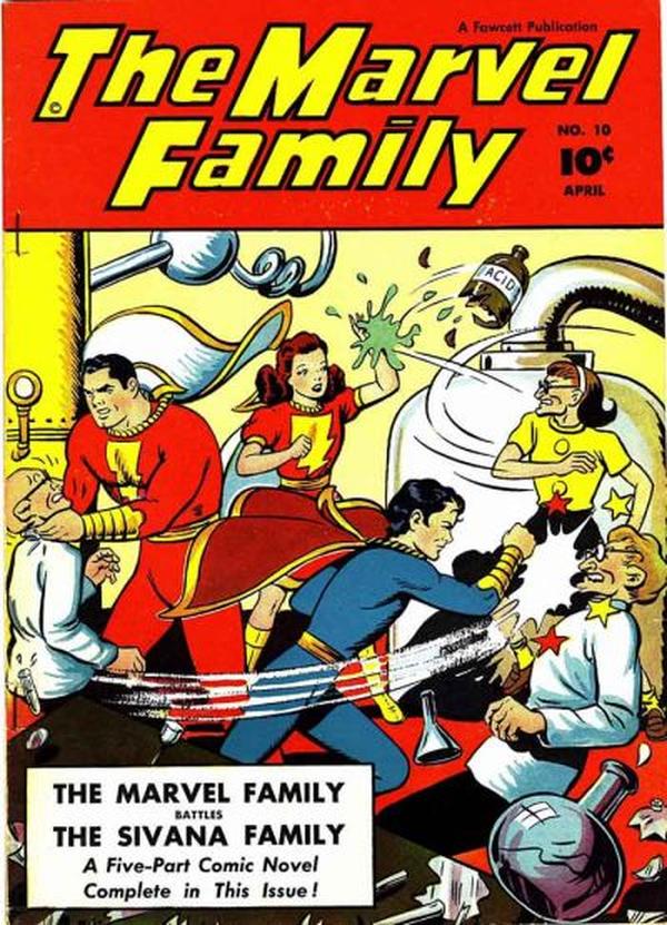 Cover of The Marvel Family #10
