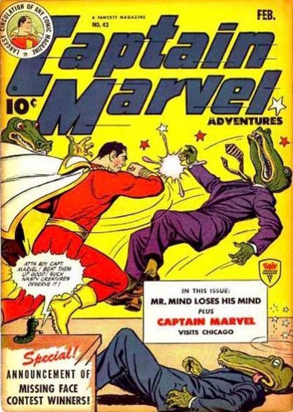 Cover of Captain Marvel Adventures #43