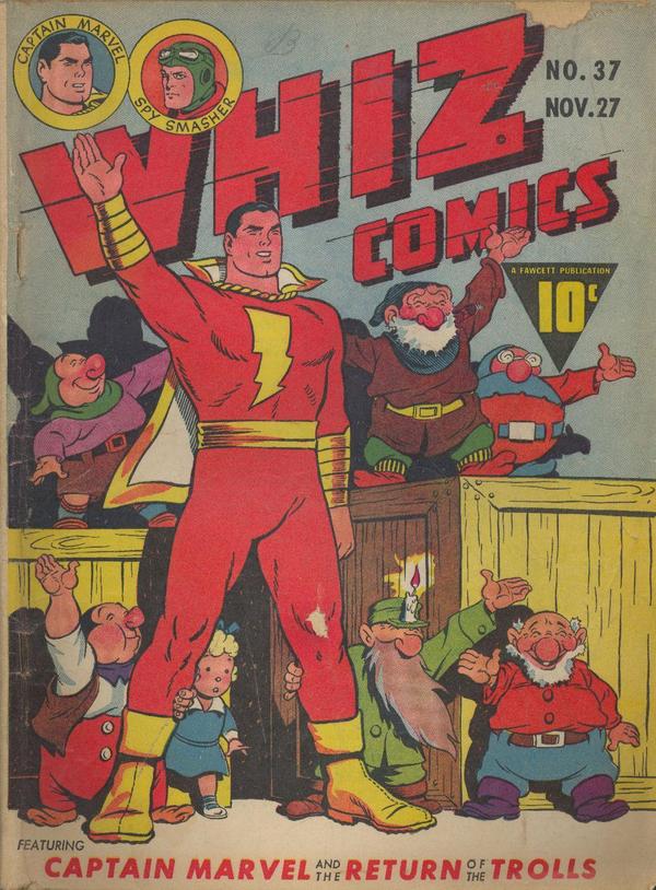 Cover of Whiz Comics #37