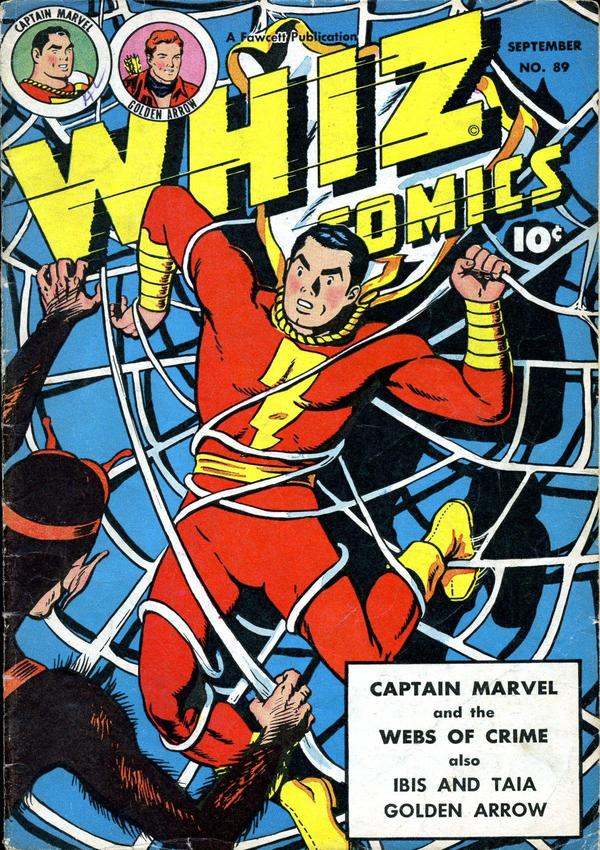 Cover of Whiz Comics #89