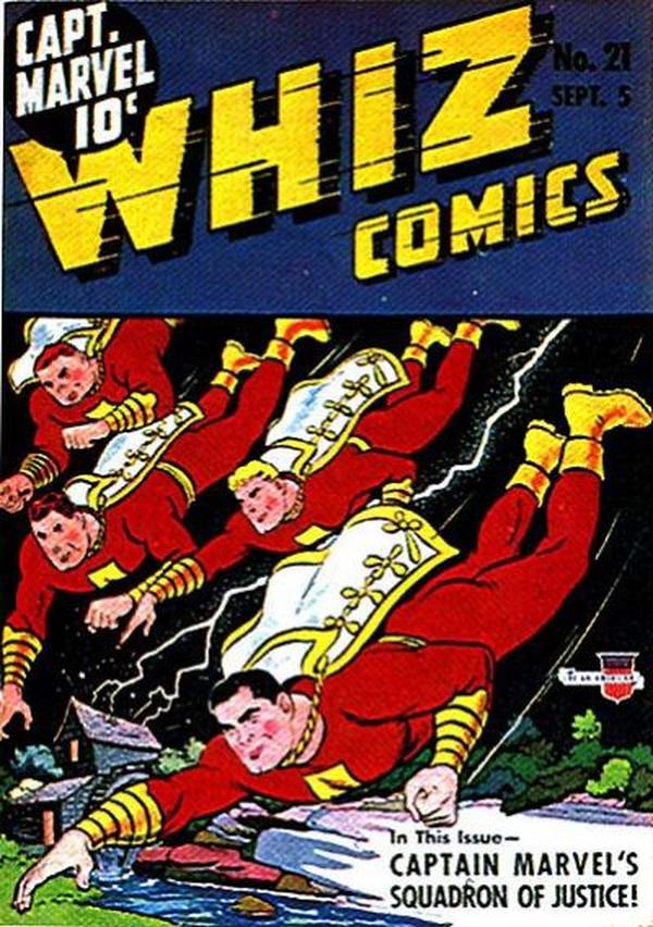 Cover of Whiz Comics #21