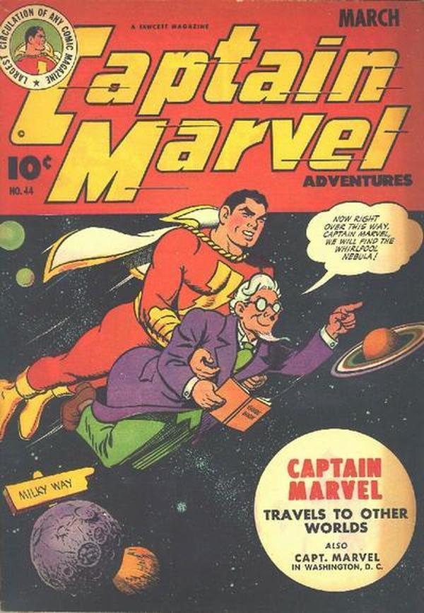 Cover of Captain Marvel Adventures #44