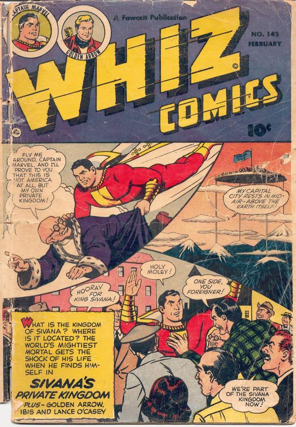 Cover of Whiz Comics #142