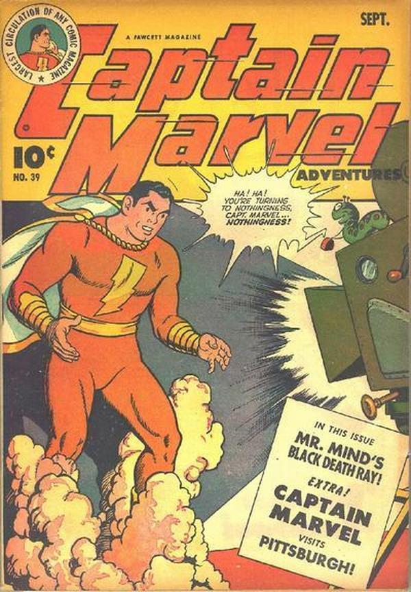 Cover of Captain Marvel Adventures #39