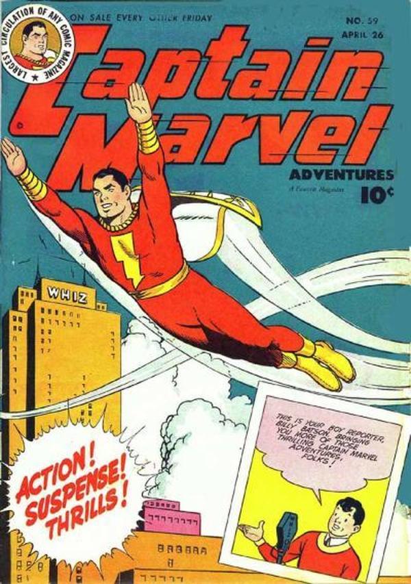 Cover of Captain Marvel Adventures #59