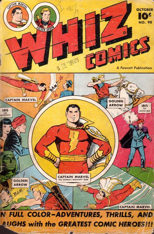 Cover of Whiz Comics #90