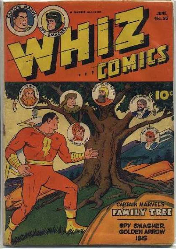 Cover of Whiz Comics #55