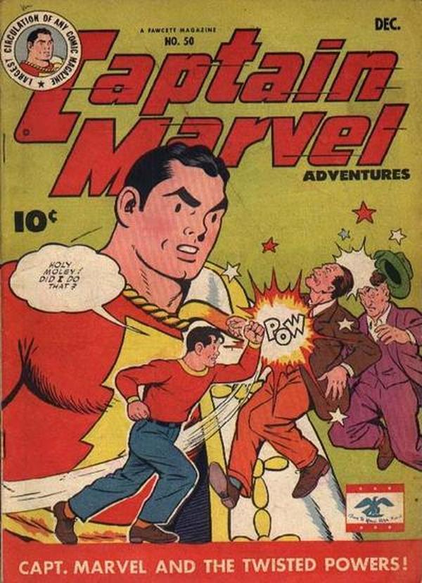 Cover of Captain Marvel Adventures #50
