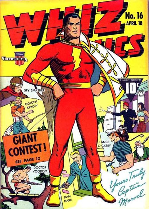 Cover of Whiz Comics #16