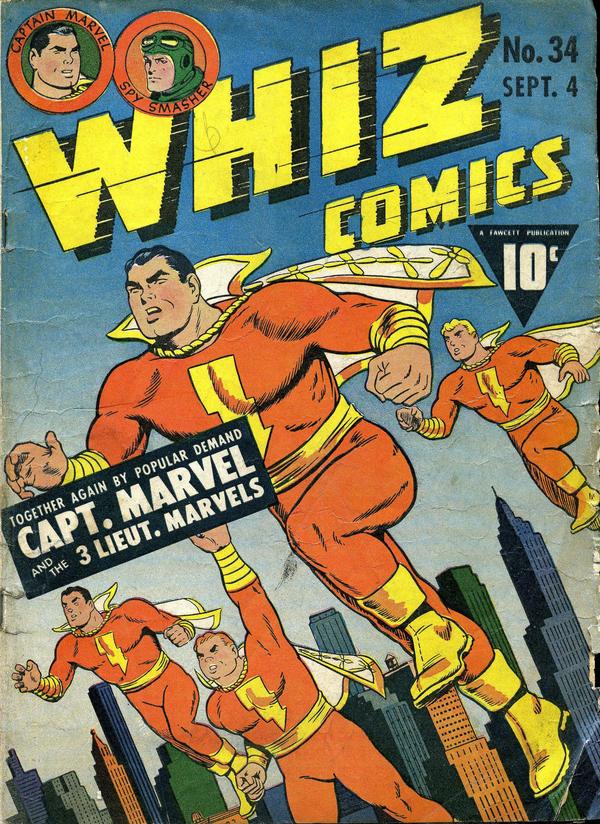 Cover of Whiz Comics #34