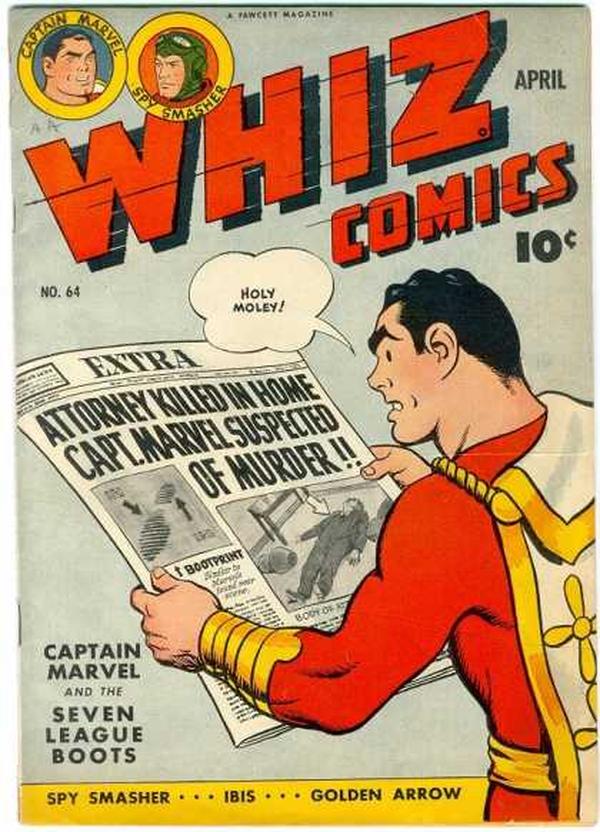 Cover of Whiz Comics #64