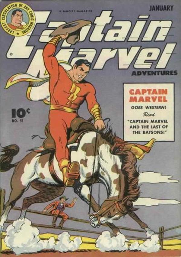 Cover of Captain Marvel Adventures #51