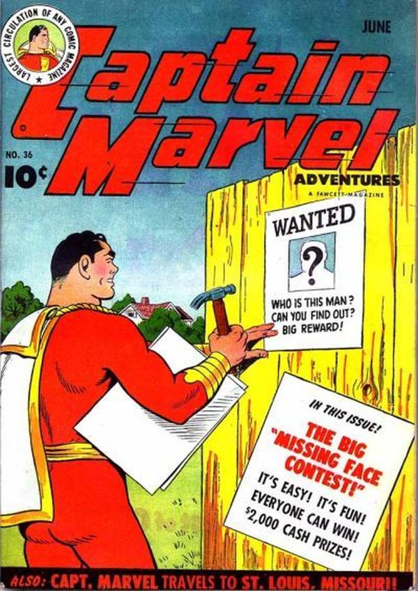 Cover of Captain Marvel Adventures #36