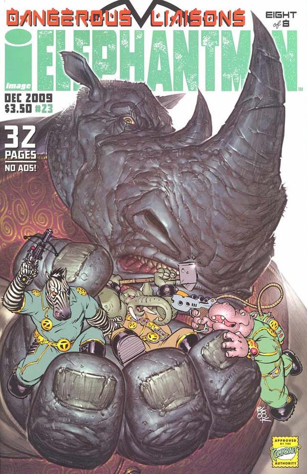 Elephantmen (2006) #23 cover