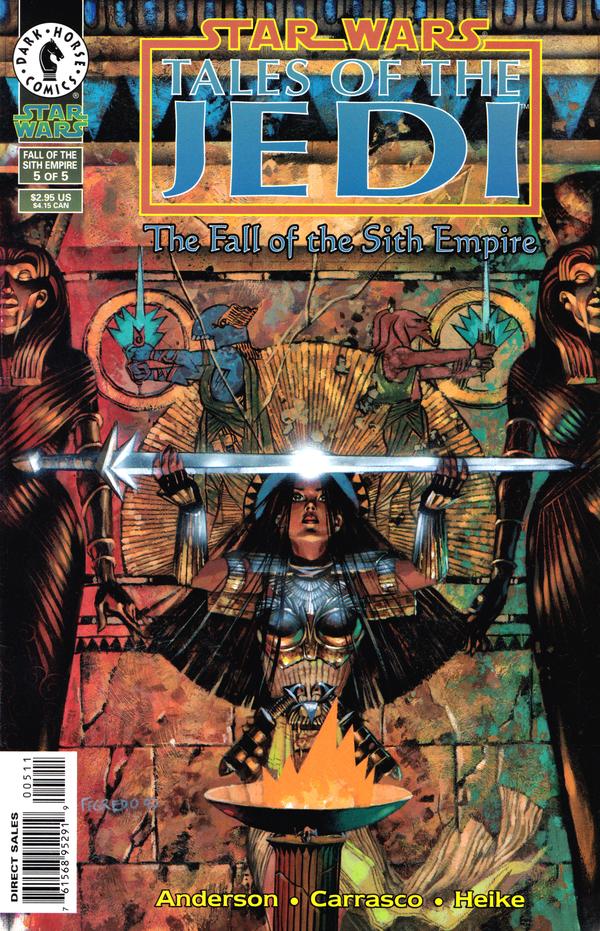 Cover of Star Wars: Tales of the Jedi - The Fall of the Sith Empire #5