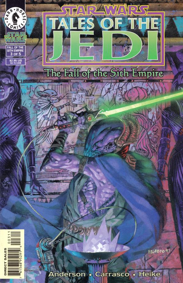 Cover of Star Wars: Tales of the Jedi - The Fall of the Sith Empire #3