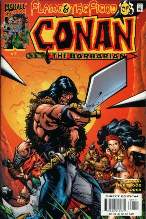 Conan: Flame and the Fiend (2000) #1 cover