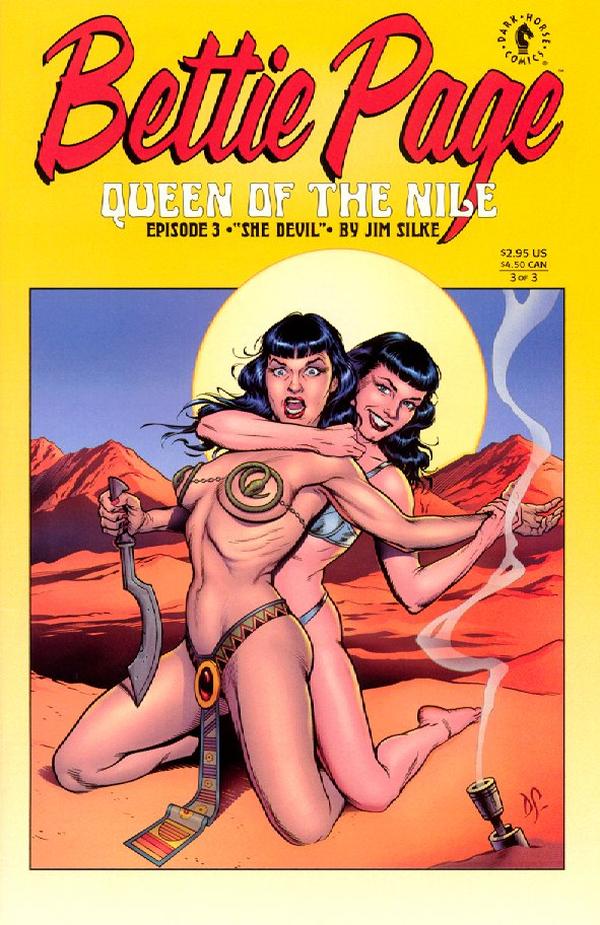Cover of Bettie Page: Queen of the Nile #3