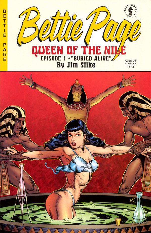 Cover of Bettie Page: Queen of the Nile #1