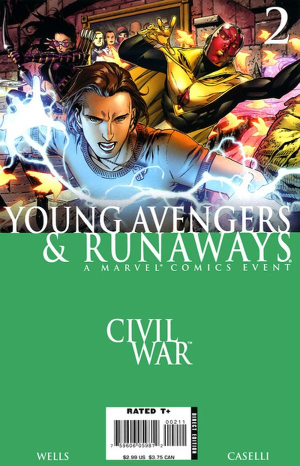Civil War: Young Avengers & Runaways #2 cover
