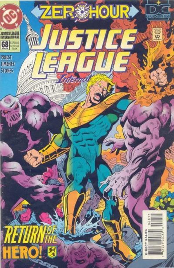 Justice League International (1993) #68 cover