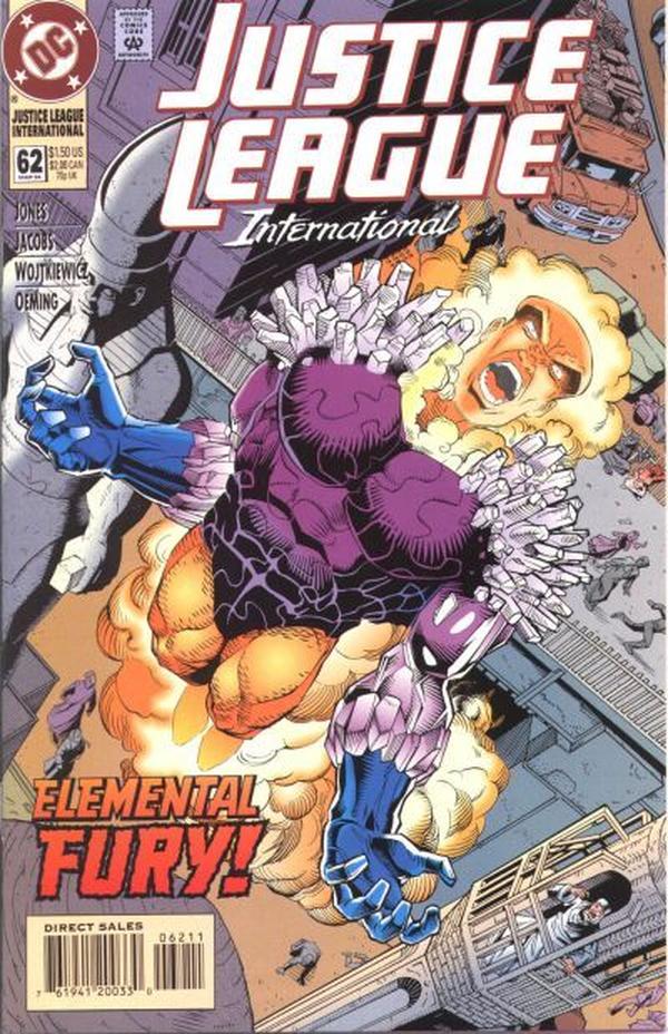 Justice League International (1993) #62 cover