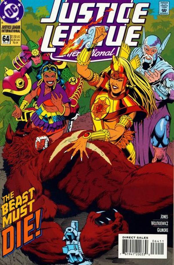 Justice League International (1993) #64 cover
