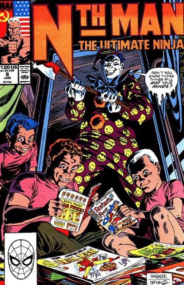 Nth Man the Ultimate Ninja (1989) #8 cover