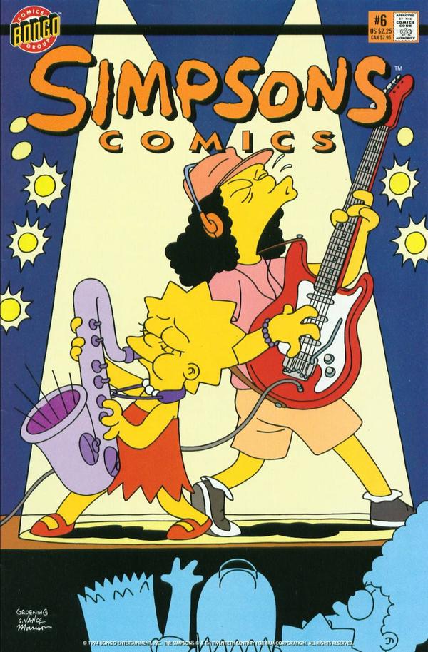Cover of Simpsons Comics #6