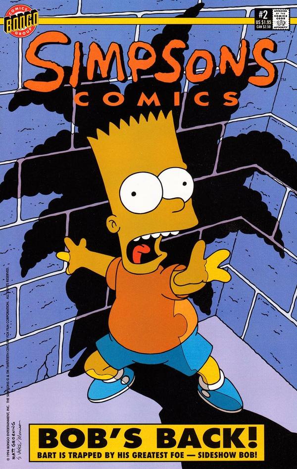 Cover of Simpsons Comics #2