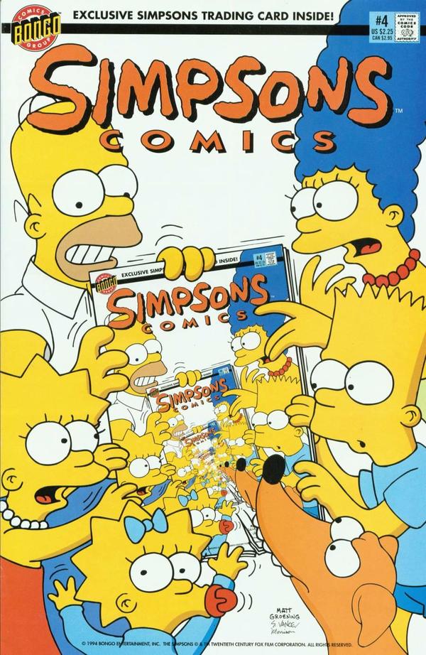 Cover of Simpsons Comics #4