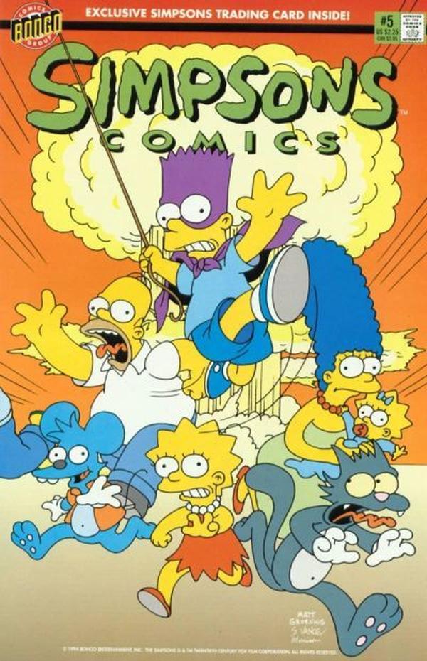 Cover of Simpsons Comics #5