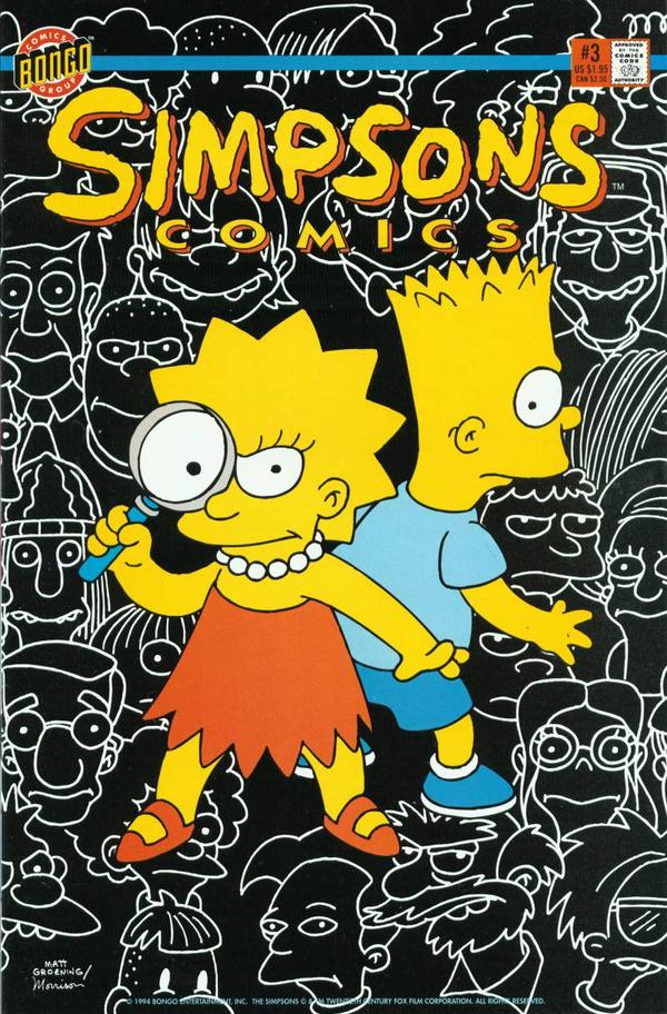 Cover of Simpsons Comics #3