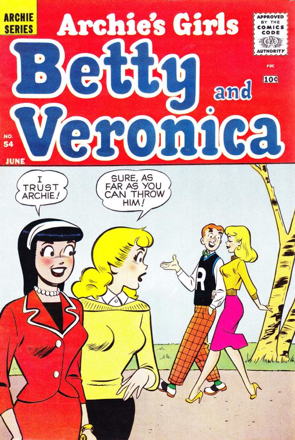 Cover of Archie's Girls Betty and Veronica #54