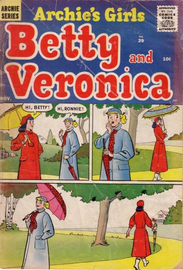 Cover of Archie's Girls Betty and Veronica #39