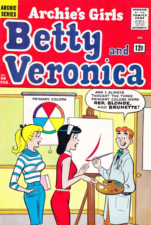 Cover of Archie's Girls Betty and Veronica #98