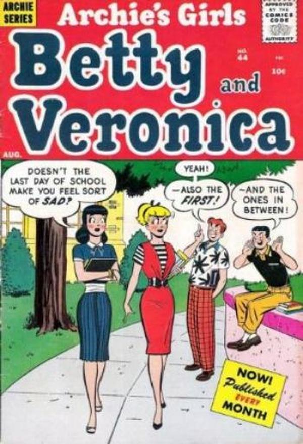 Cover of Archie's Girls Betty and Veronica #44