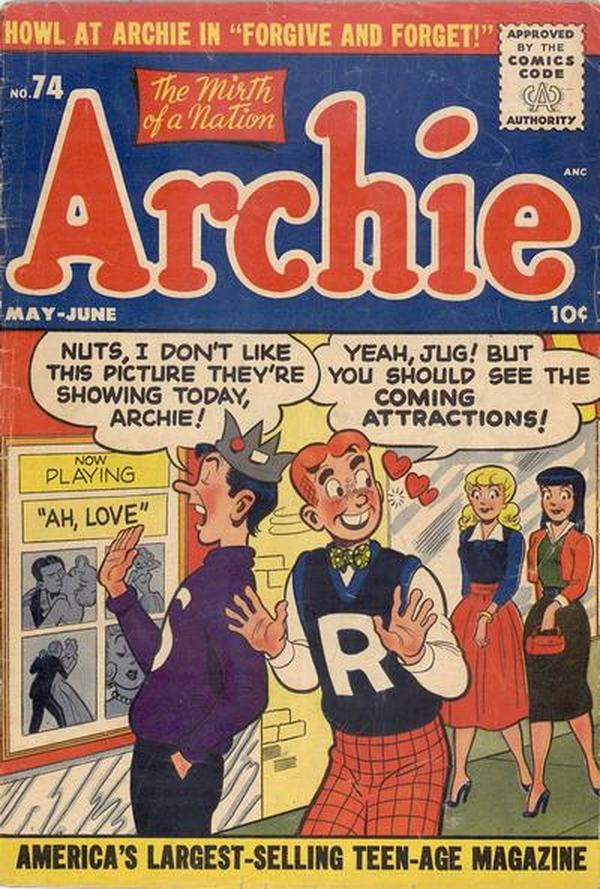 Archie Comics (1942) #74 cover