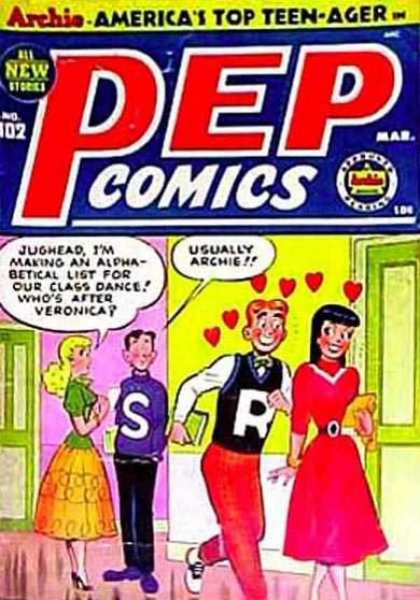 Cover of Pep Comics #102