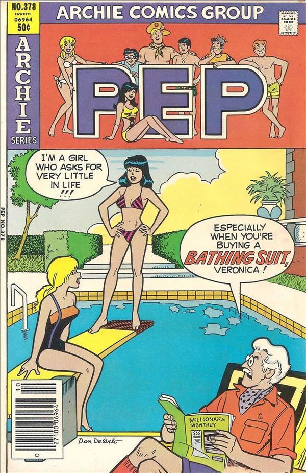 Pep (1960) #378 cover