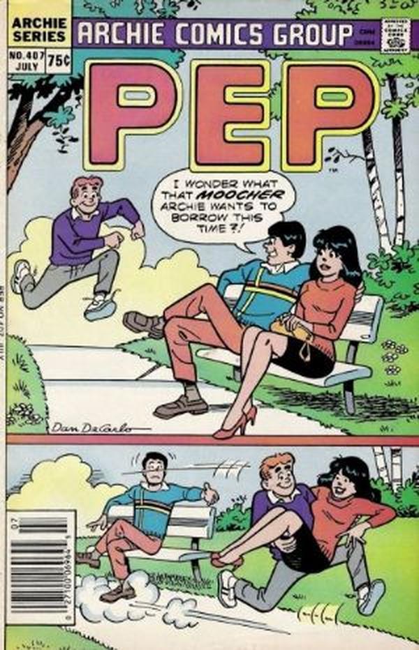 Pep (1960) #407 cover