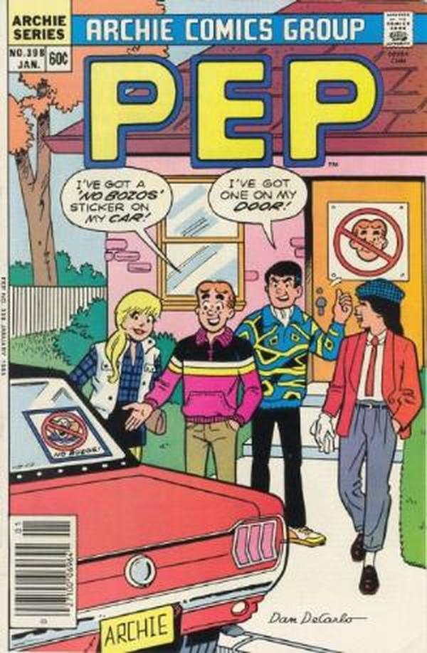 Pep (1960) #398 cover