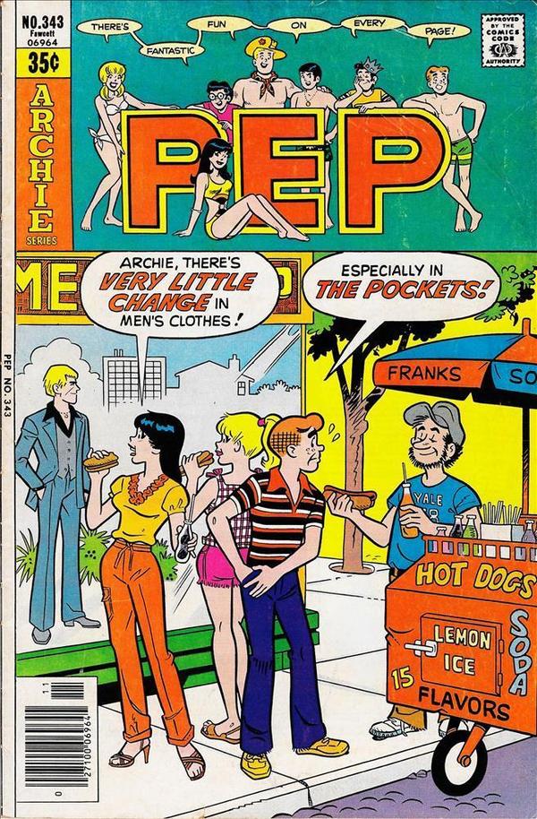 Pep (1960) #343 cover
