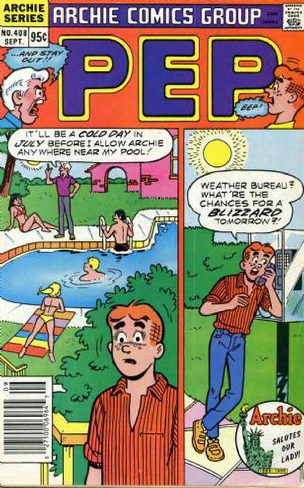 Pep (1960) #408 cover