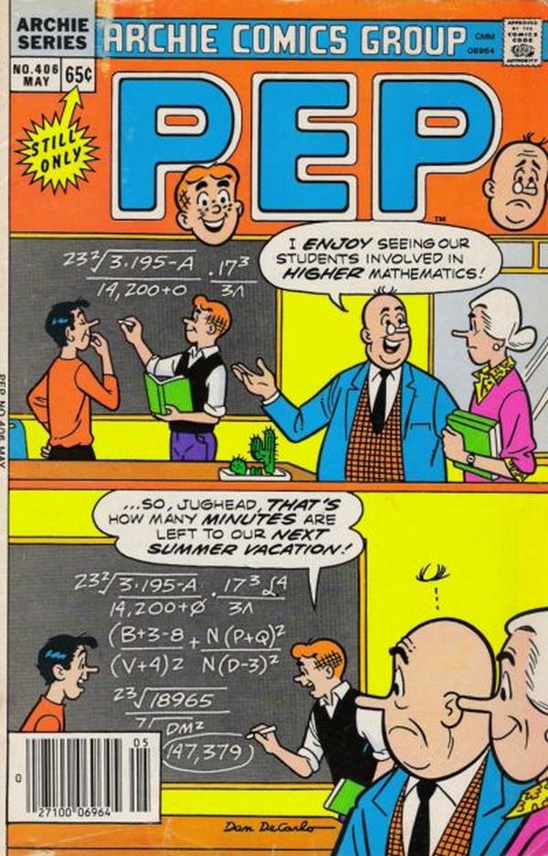 Pep (1960) #406 cover