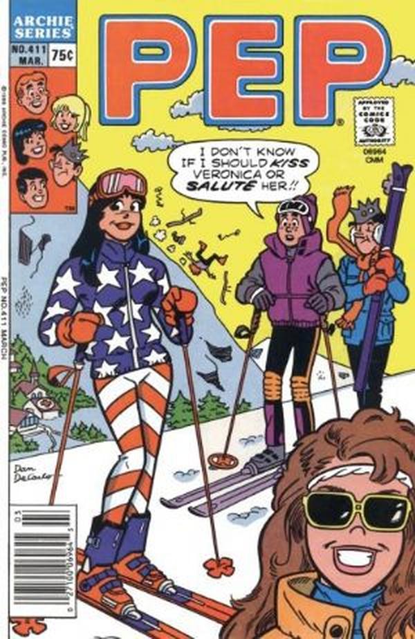 Pep (1960) #411 cover
