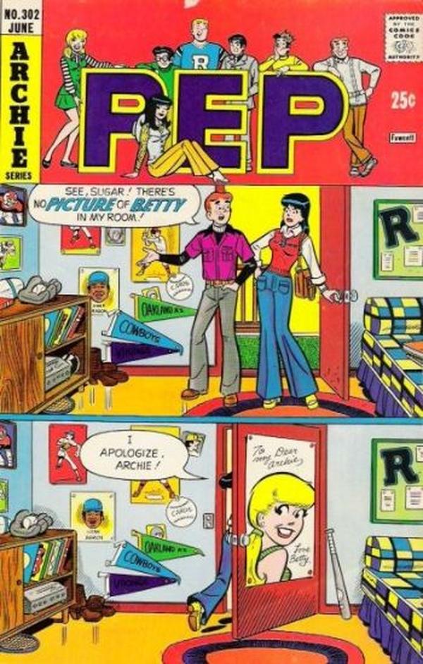Pep (1960) #302 cover