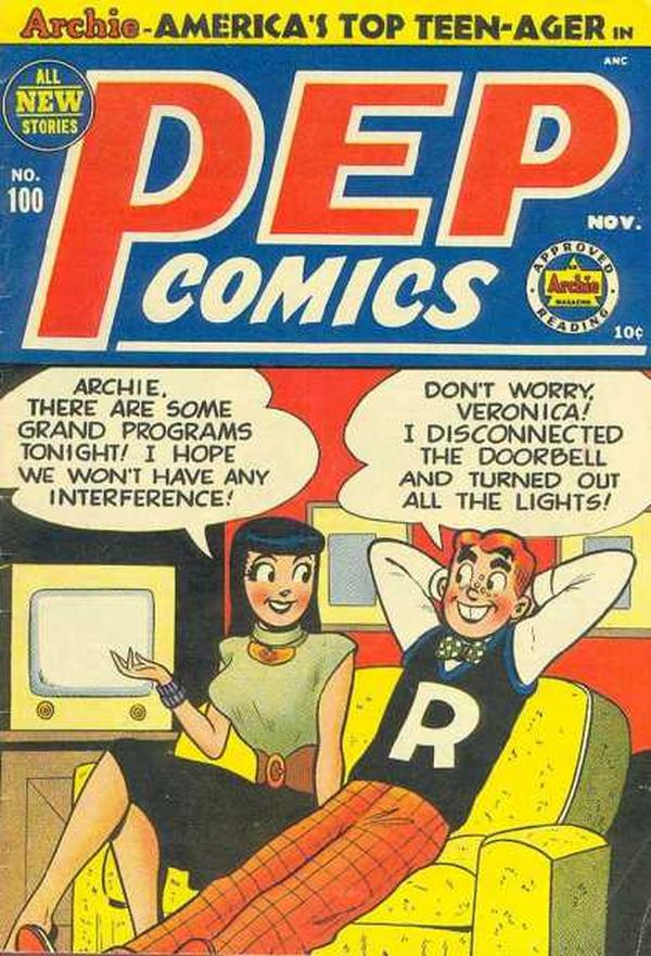 Cover of Pep Comics #100