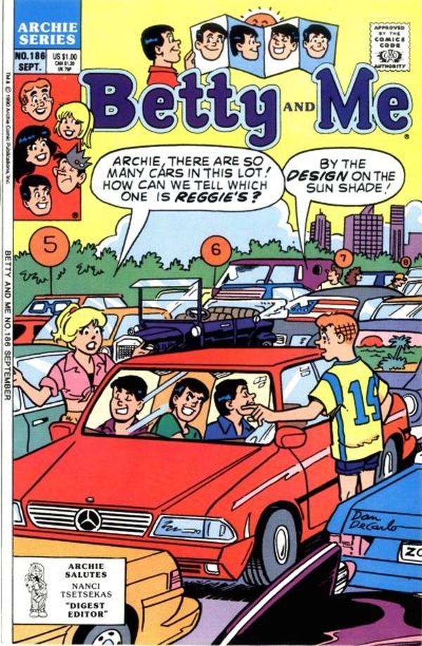 Betty and Me (1965) #186 cover